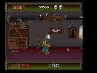 une photo d'Ã©cran de Splatterhouse sur FM TOWNS Marty